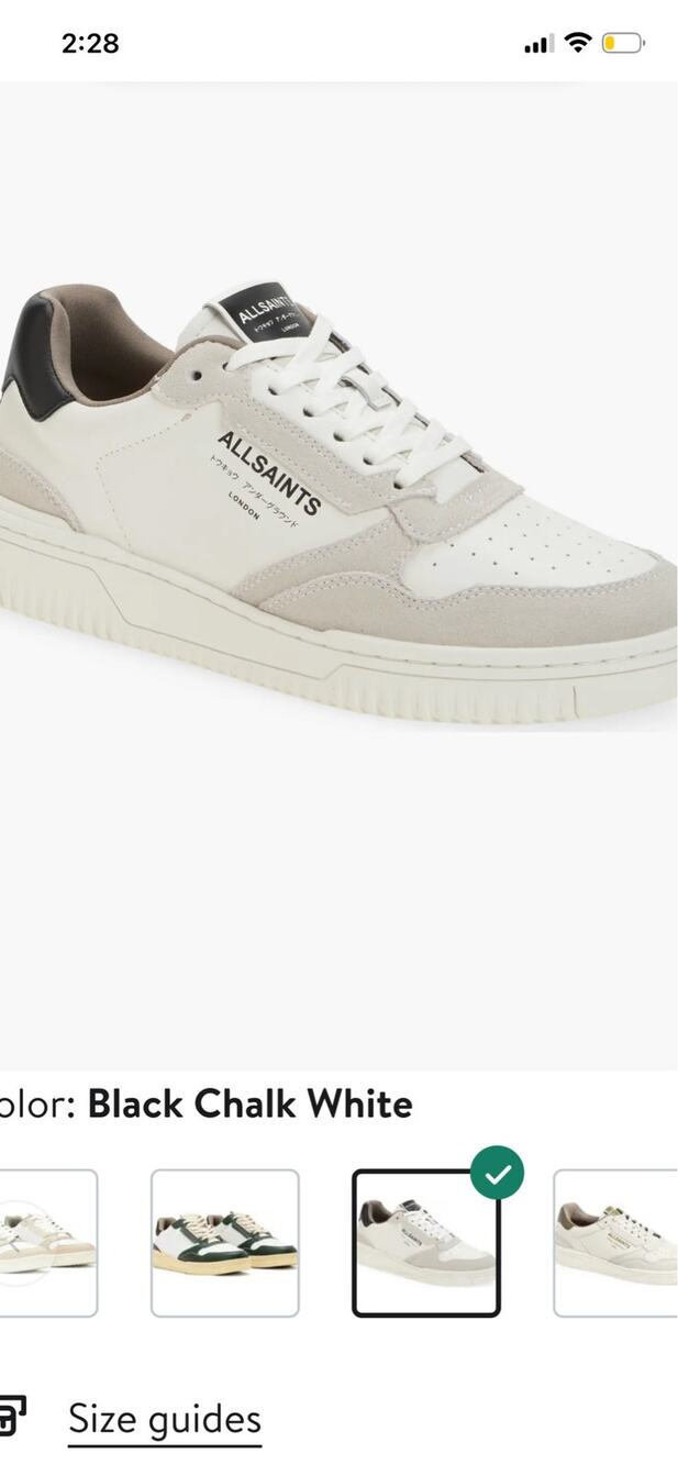 All Saints Regan Low Top Sneaker